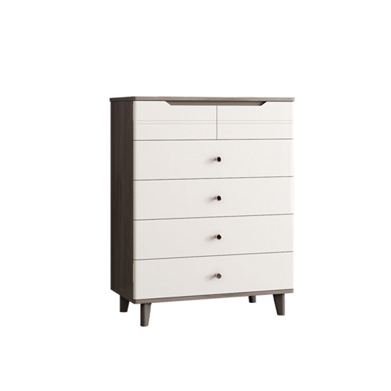 Rectangle Wooden Chest, Contemporary Accent Chest with Drawers