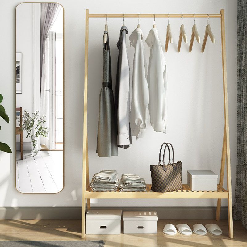 Traditional Style Hall Stand Free Standing Wooden Hall Stand with With Storage