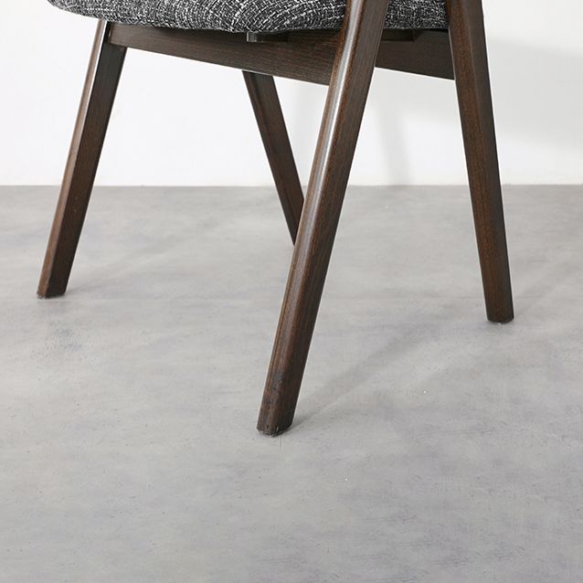 Modern Solid Wood Opening Back Dining Arm Chair Kitchen Dining Arm Chair