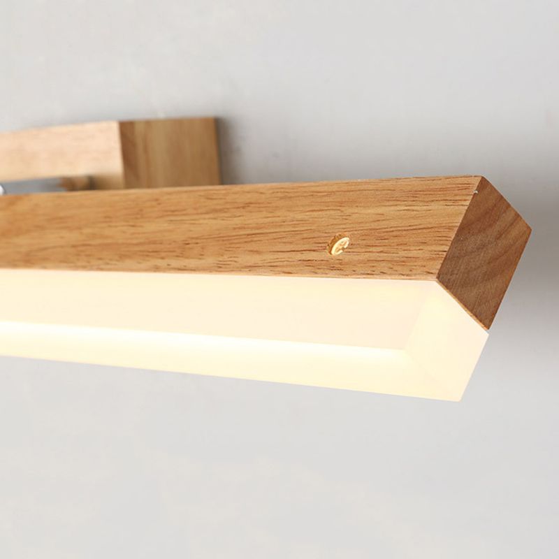 Applexion murale moderne LED LED BOIS LUMIÈRE MIRMOIR LEILLE