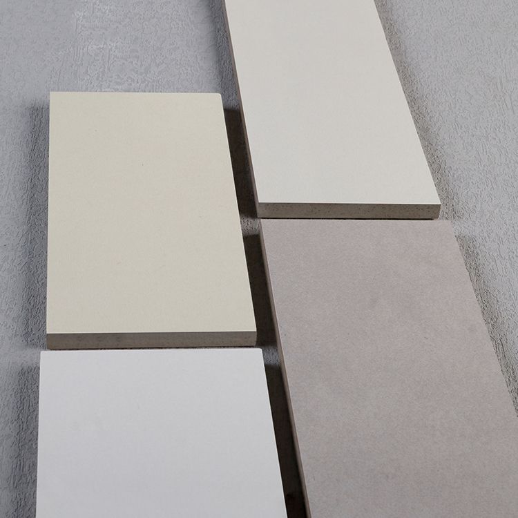 Square Pure Color Floor Tile Scratch Resistant Straight Edge Floor Tile