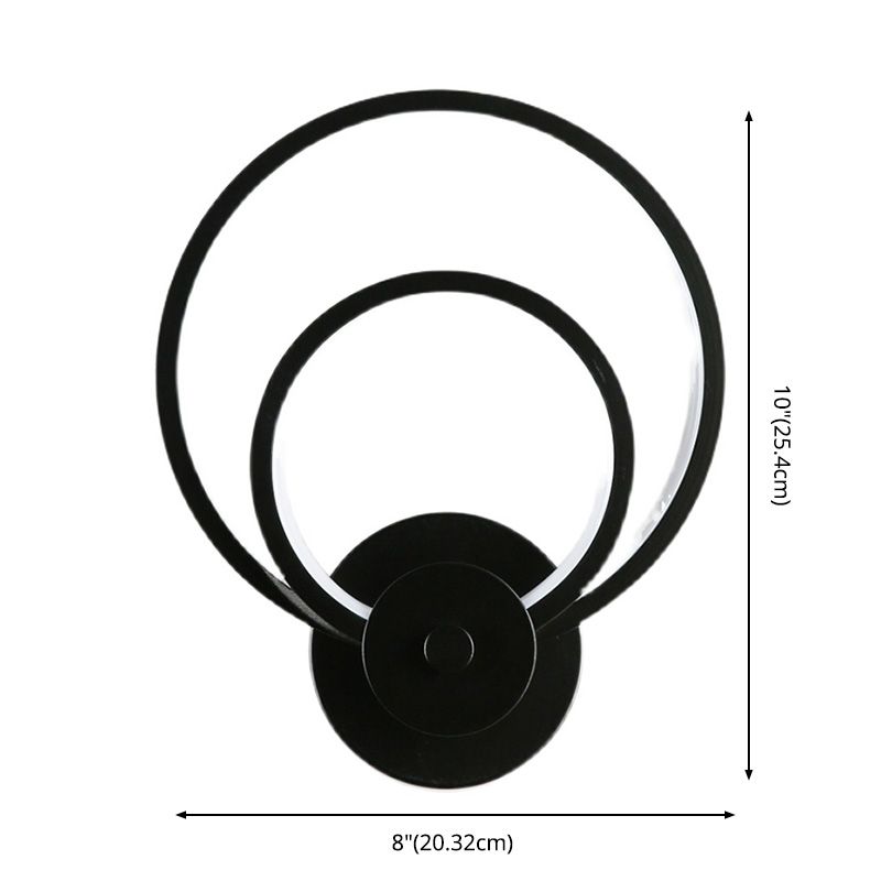 Accesorio de iluminación de pared geométrica de estilo nórdico LLUACIÓN MUNTA MONTAJE DEL ALMENTO DEL DORMITOR METAL