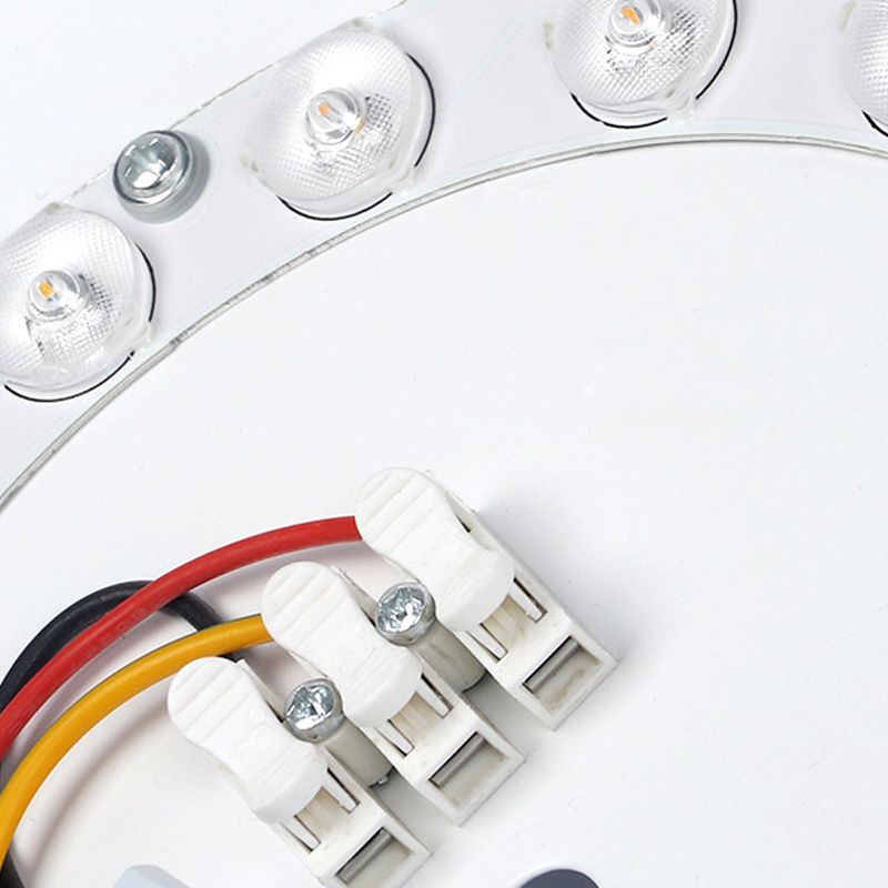 Modern Style Simple Flush Mount Ceiling Light with Acrylic Shade for Bedroom