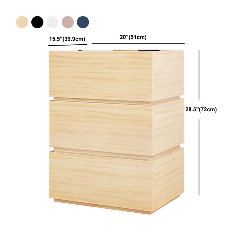 Contemporary 21" Rectangle Accent Chest, Wooden Chest with Drawers
