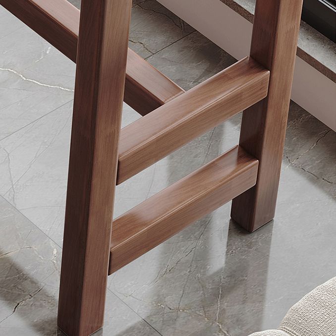 Modern Style Bistro Bar Table Rectangle Solid Wood Bar Table for Home