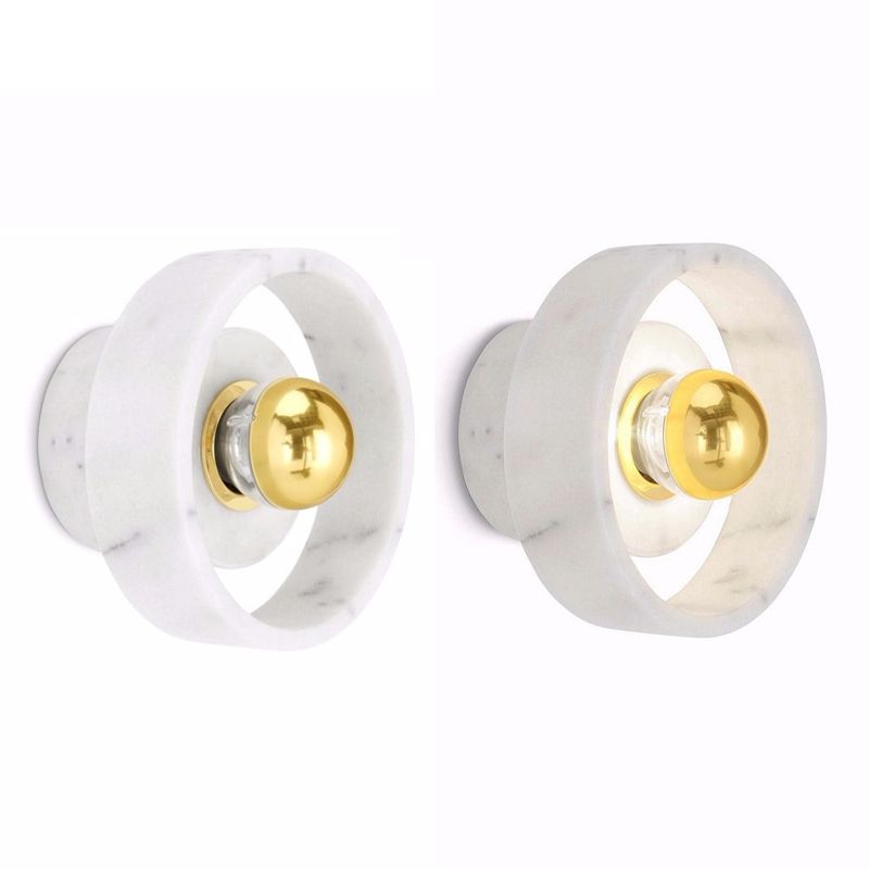 Schüssel Leuchte Leuchte moderne 1-Licht-weiße Wandlampe für Cafésgeschäft