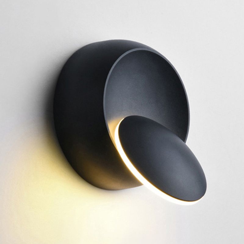Disk Acrylic Wall Lighting Fixtures Modern Wall Mounted Light Fixture for Bedroom