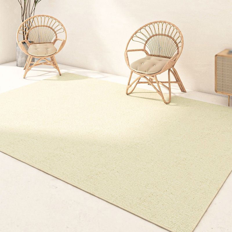 Minimalistischer Teppich für den Innenbereich, einfarbig, moderner Teppich, schmutzabweisender Polyester-Teppich für das Wohnzimmer