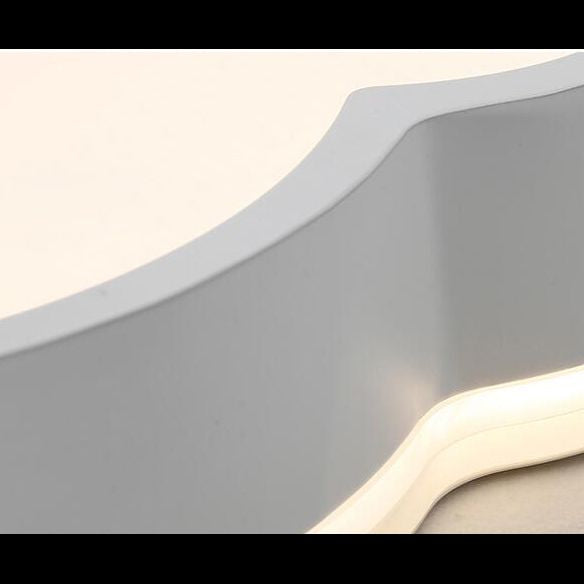 Luz de techo de montaje en la nube 1 Luz de techo de montaje nórdico de acrílico ligero de acrílico para dormitorio