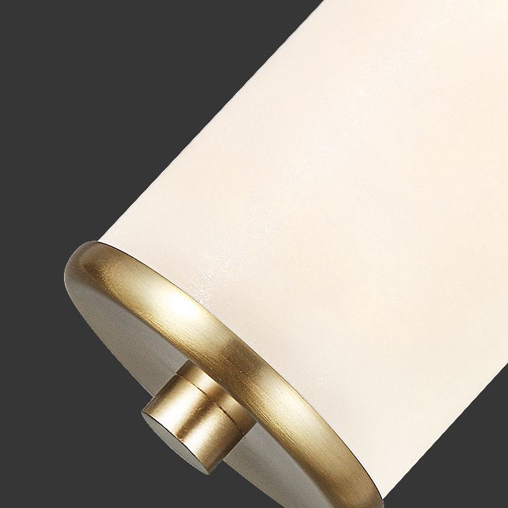 Steencilinder hanger verlichting armatuur moderne stijl led messing plafond hanglampje