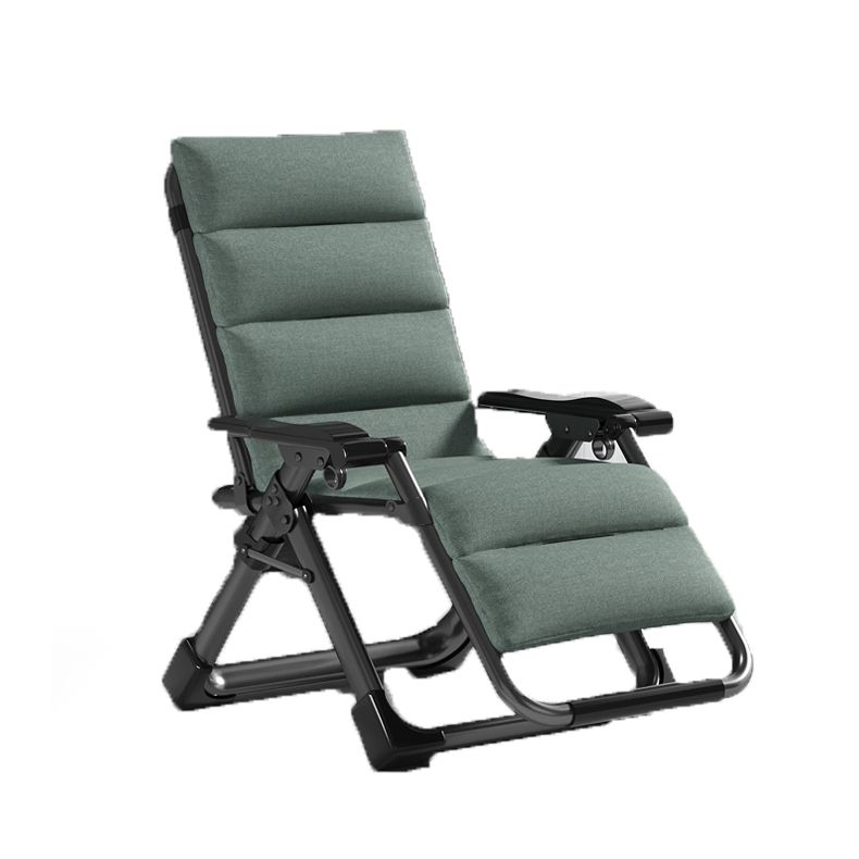 Indoor Recliner Chair with Metal Base and Position Lock and Arms