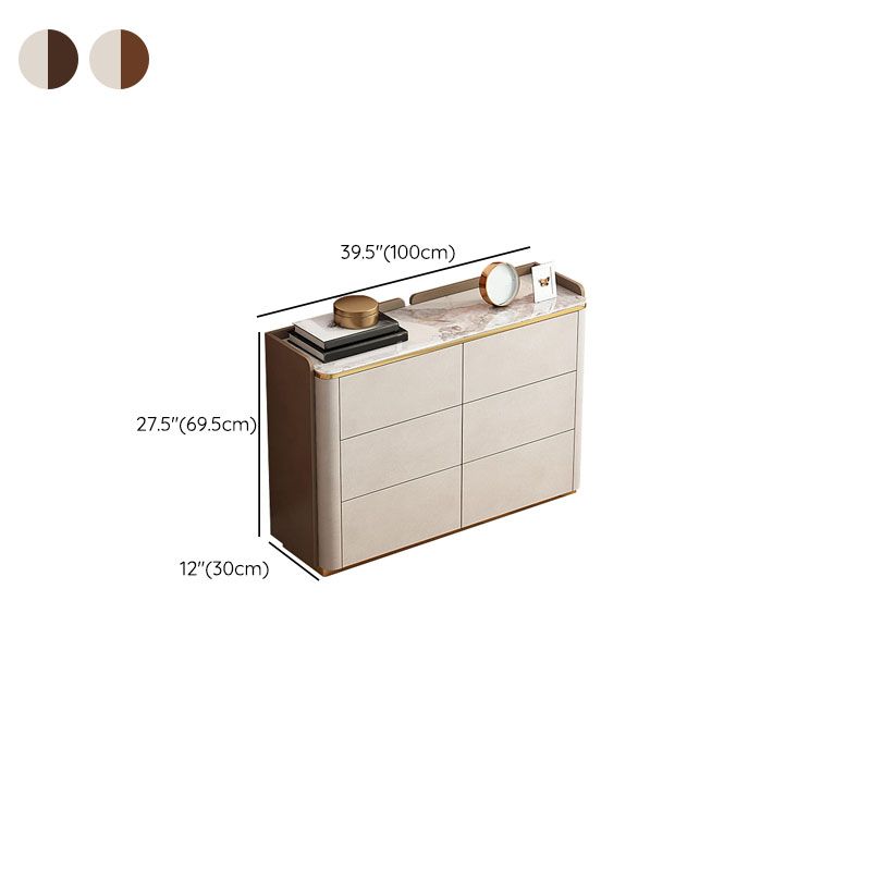 11.7-inch W Contemporary Dresser Stone Storage Chest Dresser