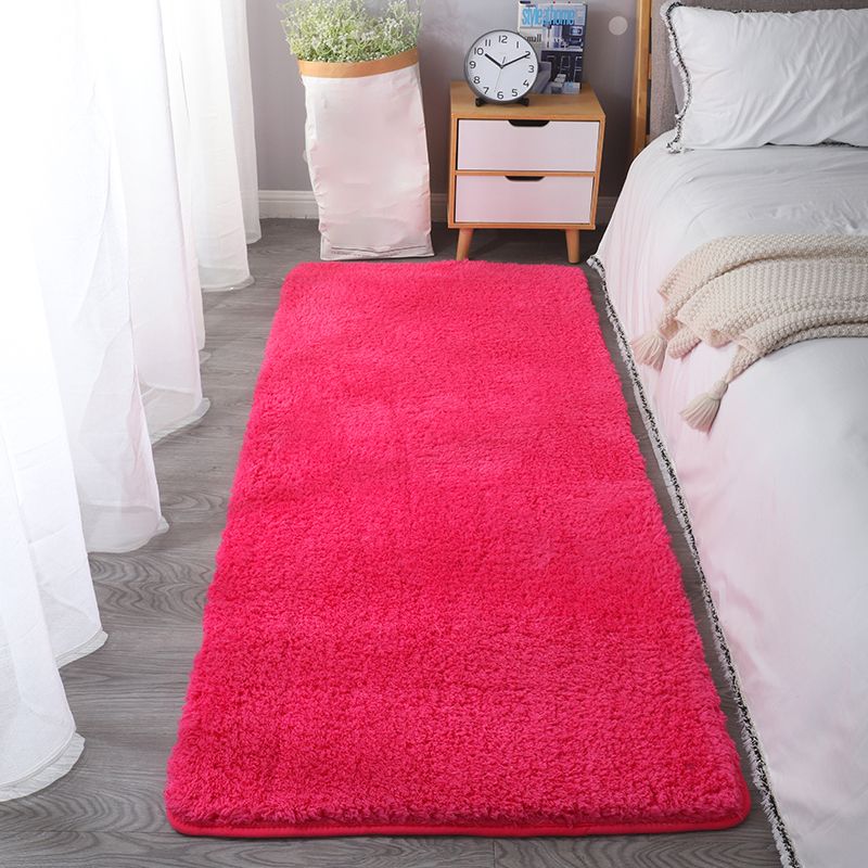 Tapis moderne blanc mélangé de couleurs pures, tapis d'intérieur lavable pour la décoration de la maison