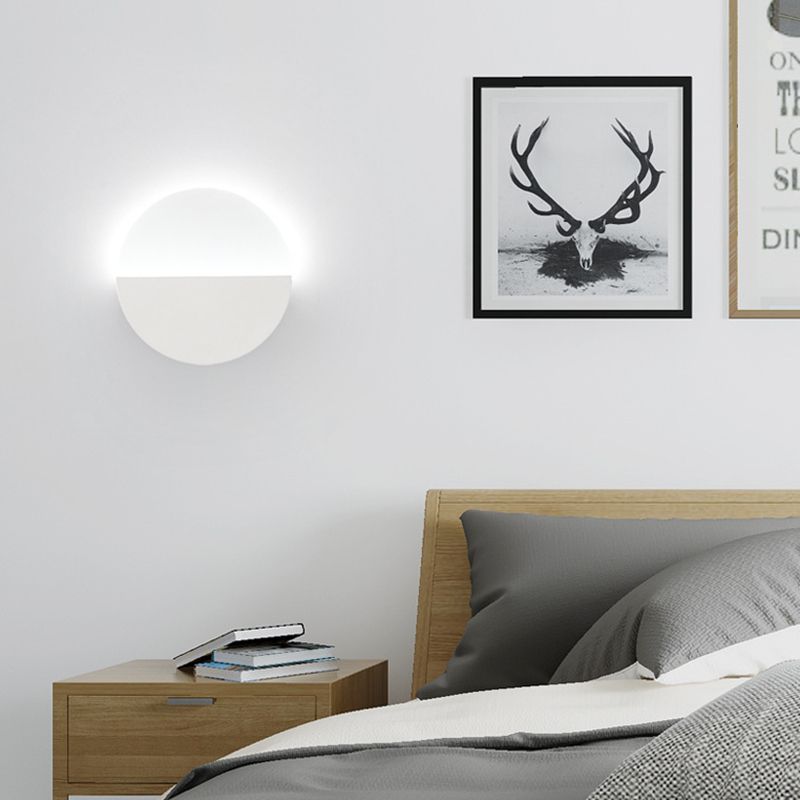 Ring Shape Wall Light Contracted Modern Acrylic Shade Wall Mount Light for Hallway