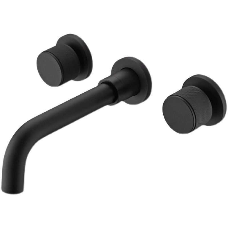 Knob Handle Wall Mounted Bathroom Faucet Industrial Vintage Sink Faucet