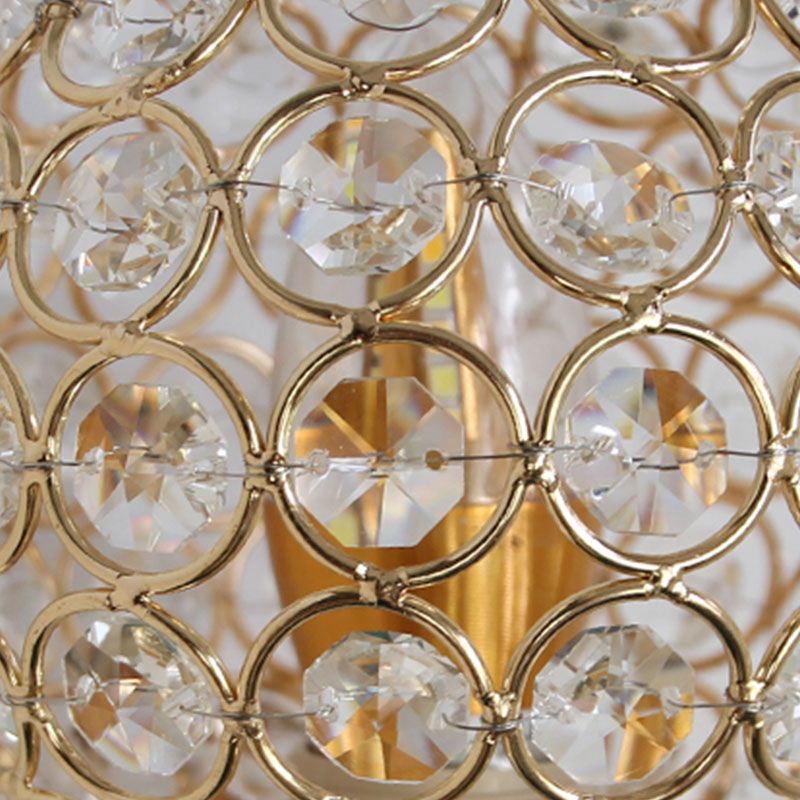 Lampada a monte a parete globo moderna illuminazione montata a parete a 1 luci con un ombra di cristallo chiaro