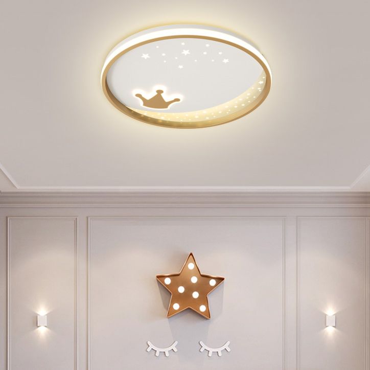 Kids Style Unique Shape Ceiling Fixtures Metal 2 Light Ceiling Mounted Lights