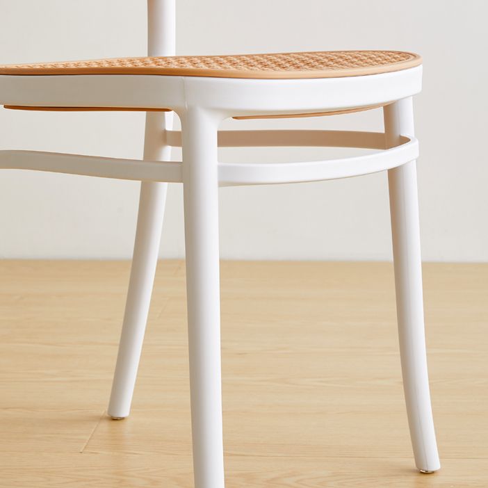 Contemporary Bar-stool Plastic Counter Bar Stool with Plastic Legs for Kitchen