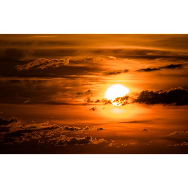 Mildew Resistant Wall Mural Wallpaper Sky Landscapes Pattern for Bedroom