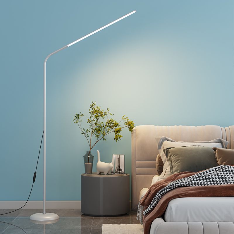 1 licht lineaire vloerlampen modernisme metalen standaardlamp voor woonkamer