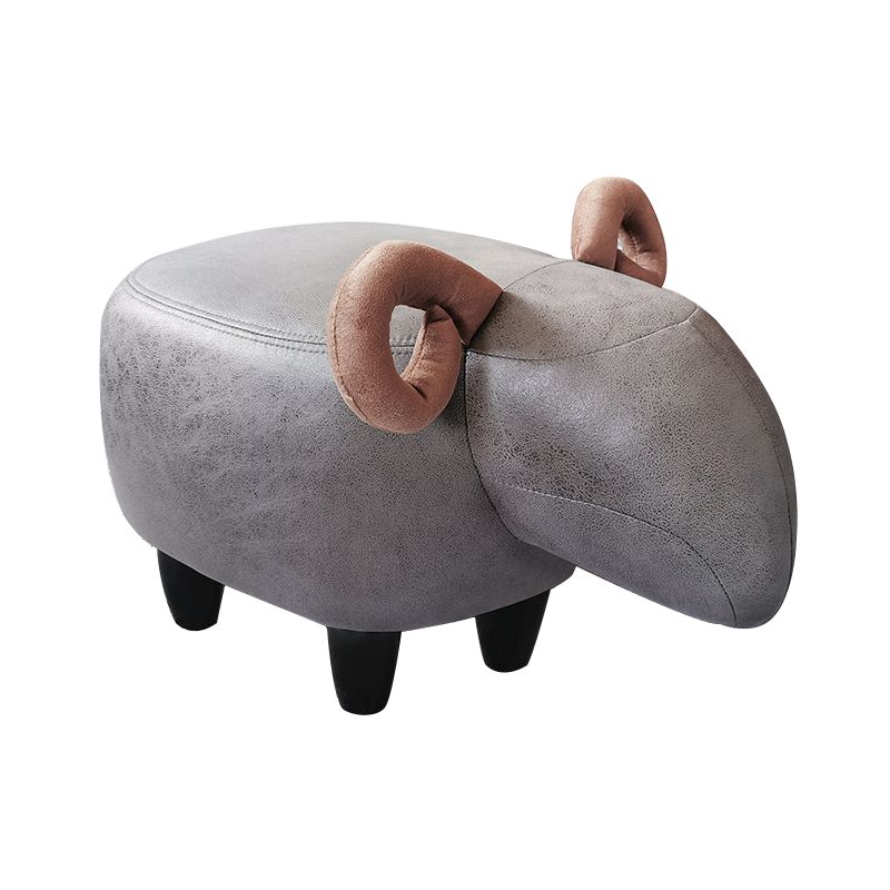 White Modern Standard Trea Resistant Sheep Shape Standard for Living Room