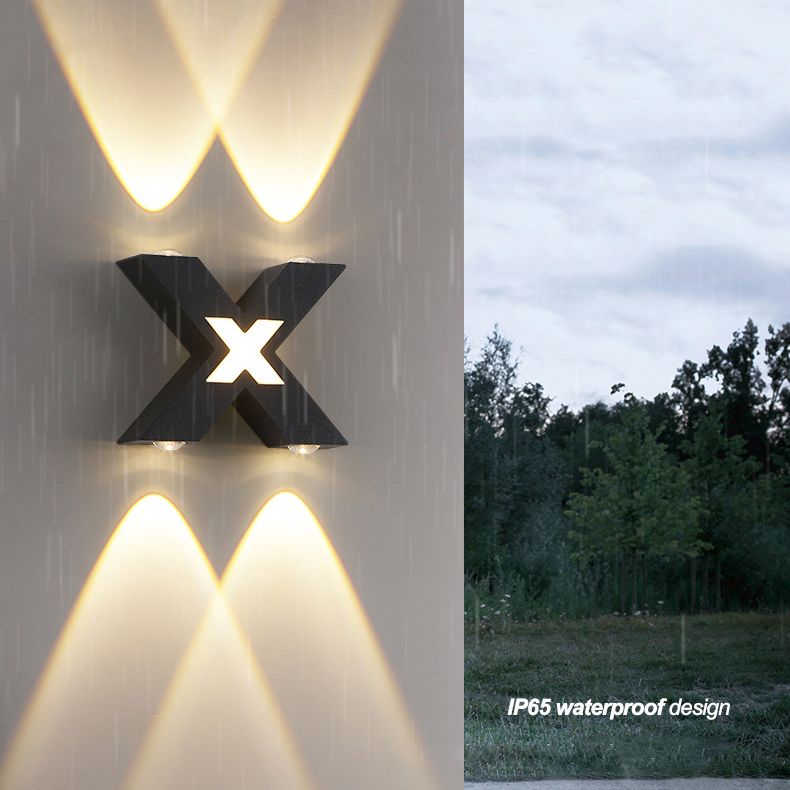 Modern Minimalist Style Wall Sconce Lighting Metal Wall Lighting Ideas for Exterior Wall