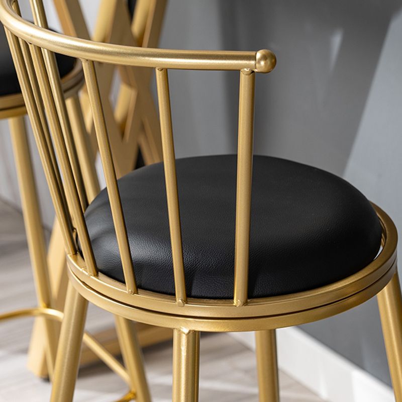 Contemporary Style Upholstered Counter Stool Bar-height Living Room Bar Stool