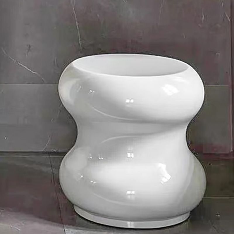 Pedestal Modern Plastic No Distressing Single Coffee Or End Table