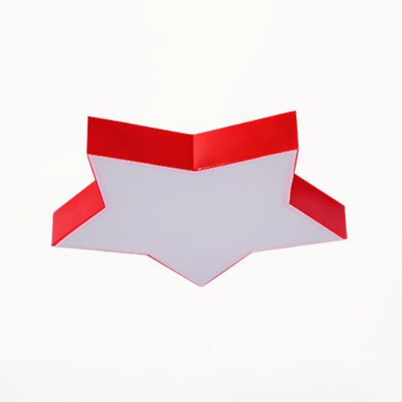 Simplicity Star LED Flush Mount Light Acrylic Child Room Ceiling Light