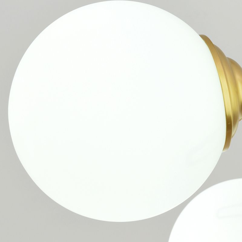 Lampade a lampadario moderne lampade a sospensione a sospensione multipla con tonalità di vetro