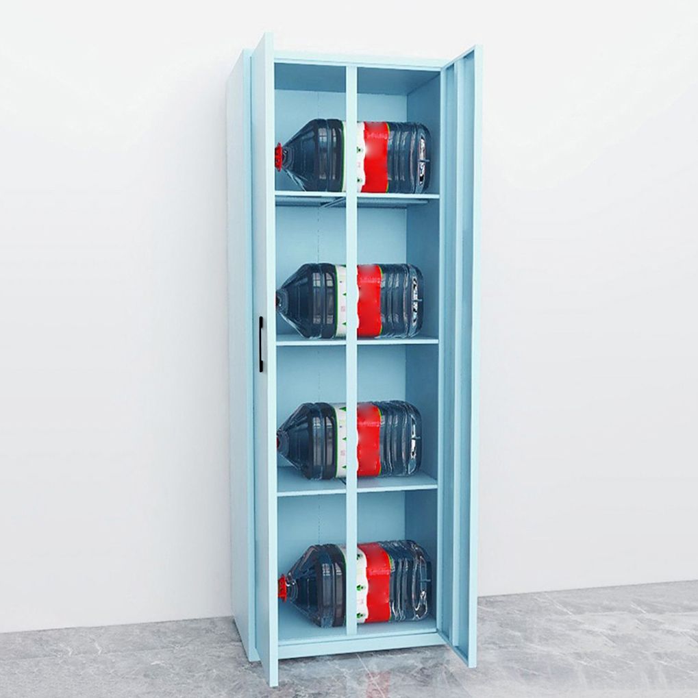 Modern Style Wardrobe Armoire Steel Home Wardrobe with Shelves