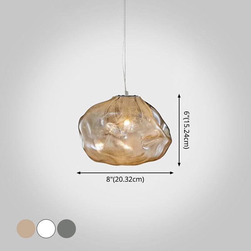 Post Modern Cloud Suspension Lighting Adjustable Cord Hanging Pendant Light