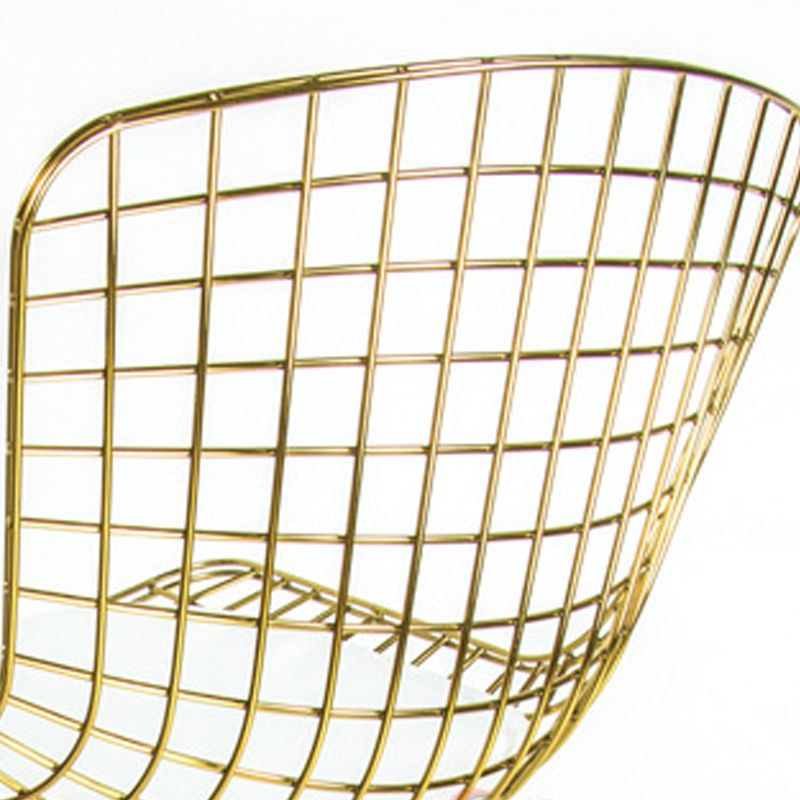 Contemporary Rectangle Bar and Counter Stool Metal Stool with 4 Legs