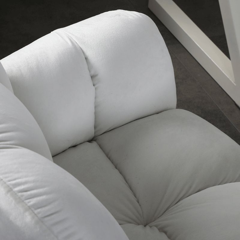 Modern Armless Office Chair Low-Back Desk Chair with Wheels for Home