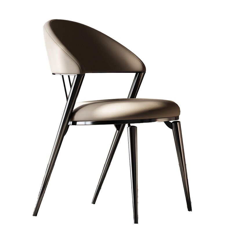 Home Dining Room Side Chair Open Back Dining Upholstered Chair