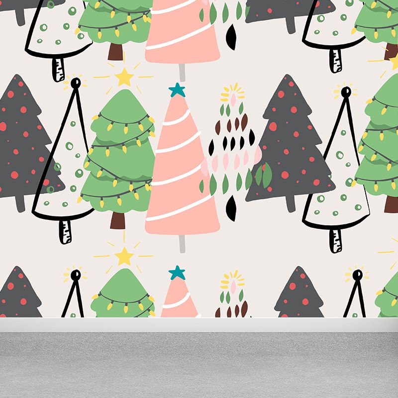 Illustration Environment Friendly Mural Wallpaper Christmas Bedroom Wall Mural