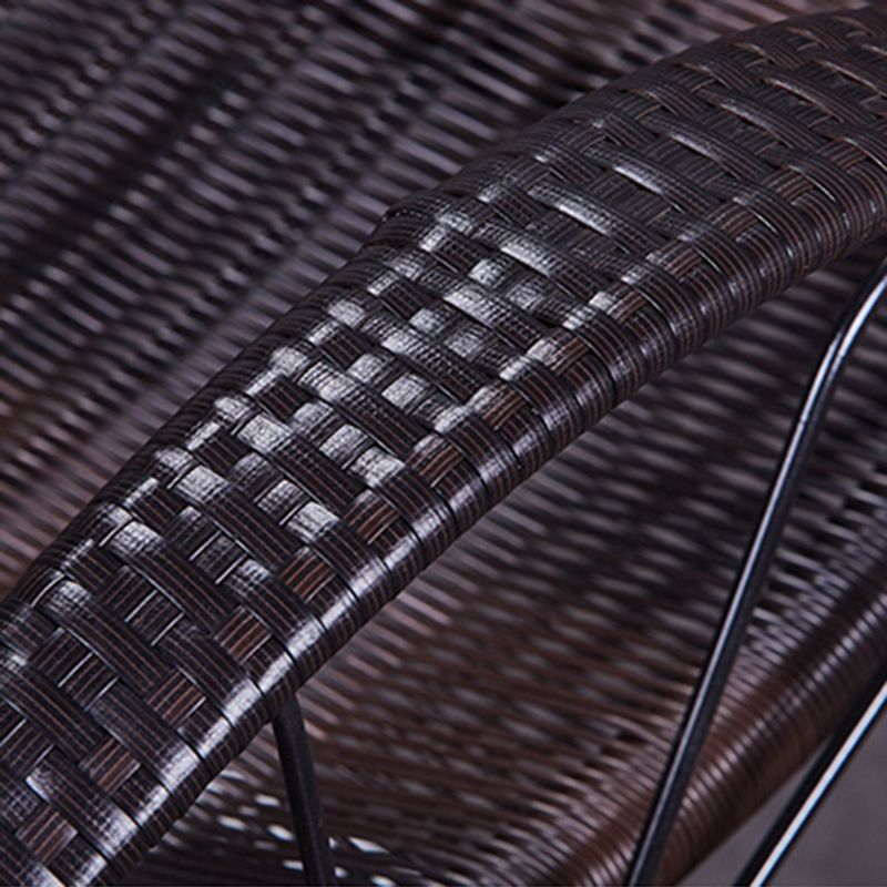 Mid Century Modern Style Rocking Chair Indoor Rattan Rocking Chair