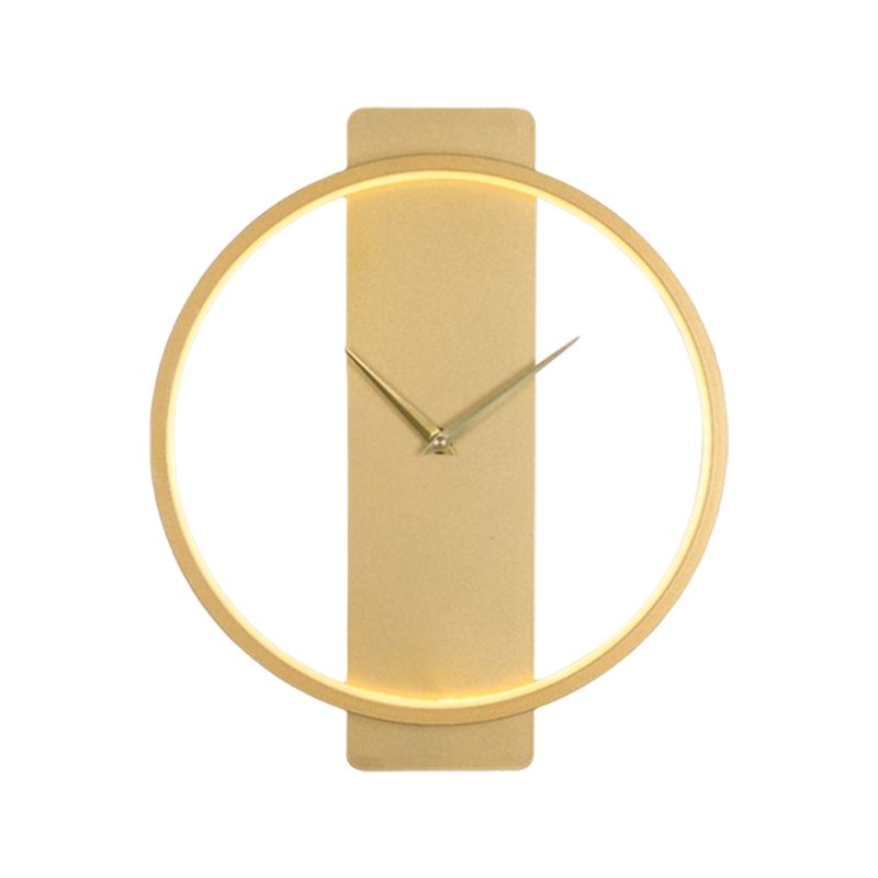 1-Light Geometric Wall Lighting Ideas Modern Style Metal LED Wall Lamp