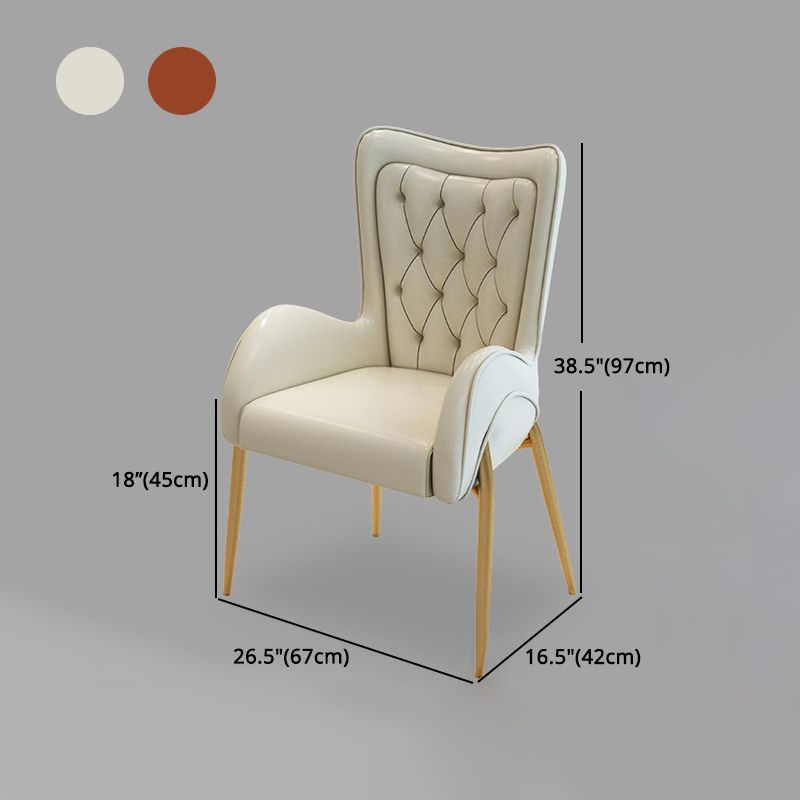 1/3/4/5 Pcs Metal Glam Dining Room Set with Round Table Dinette Set