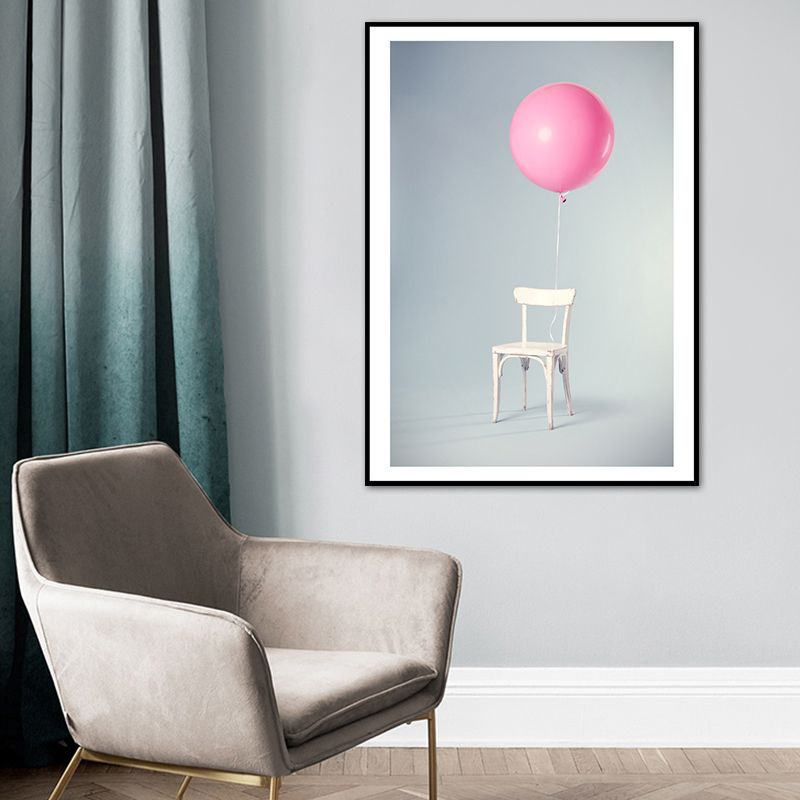 Ballon Canvas Print Nordic esthetiek Stilleven Wall Art Decor in pastelkleur