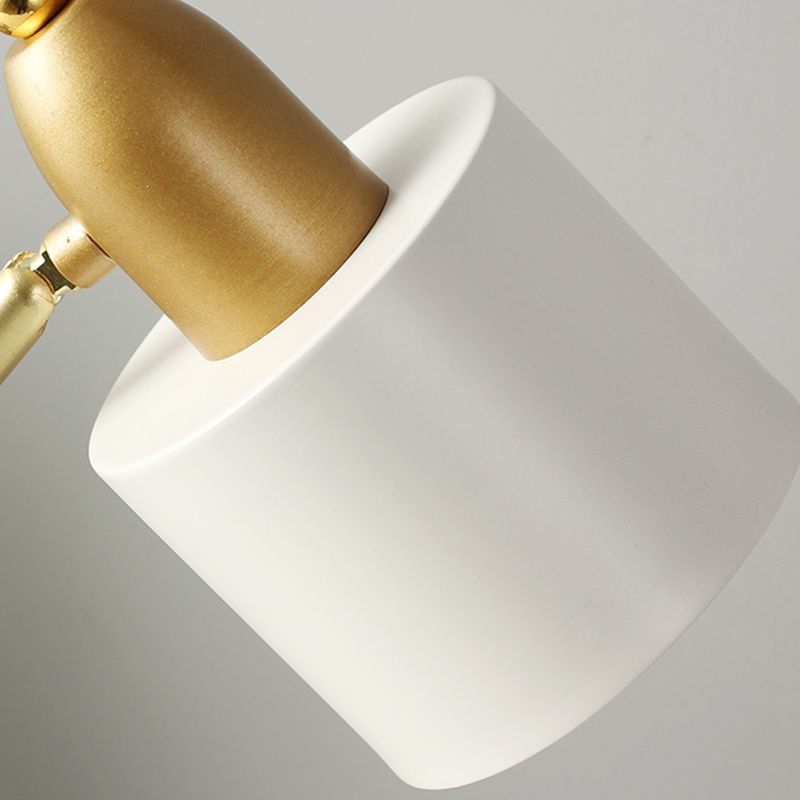Modern Style Conical Nightstand Lamp Metal 1-Light Table Light