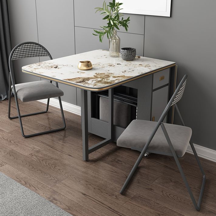 Wood Frame Dining Table Folding Rectangle Dining Table for Dining Room