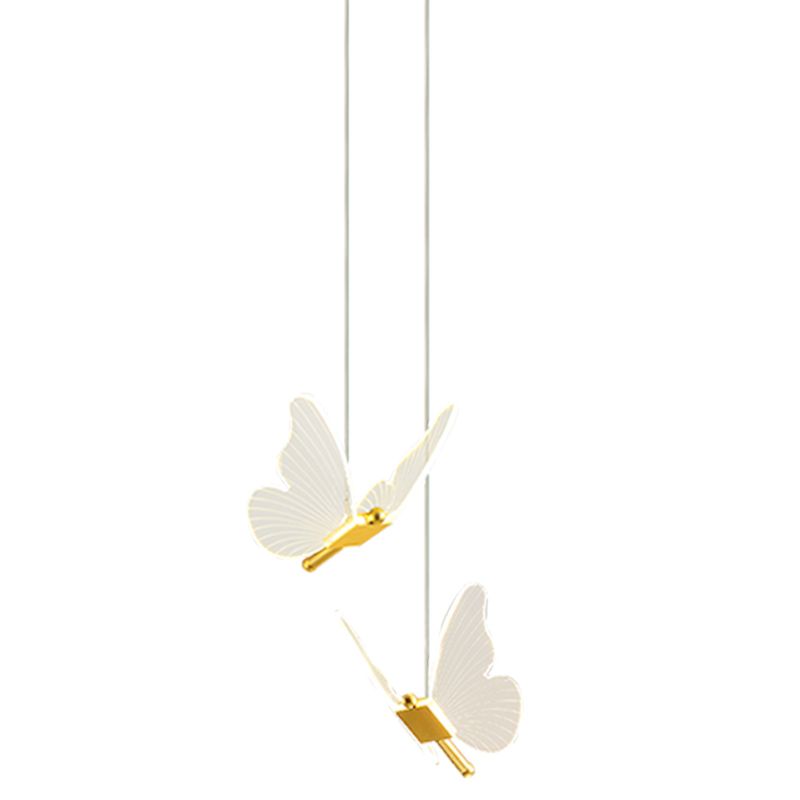 Moderner Stilfeuerleuchten Acryl -Multi -Lichter -Federbeleuchtung