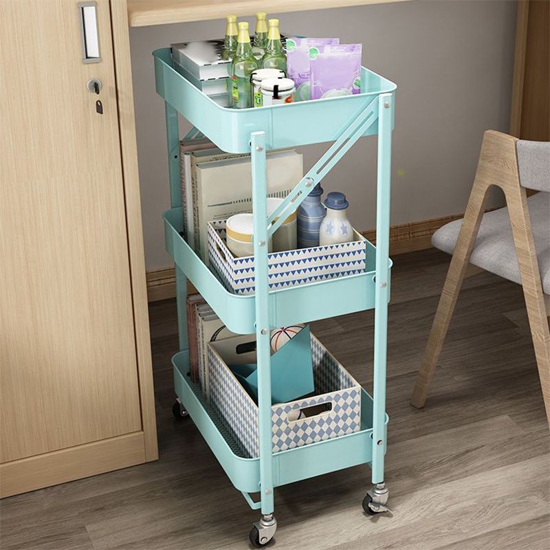 Moderner Stil 3-Shelf-Bücherregal 17.83 "l vertikales Regalbuch mit Zaubererrädern