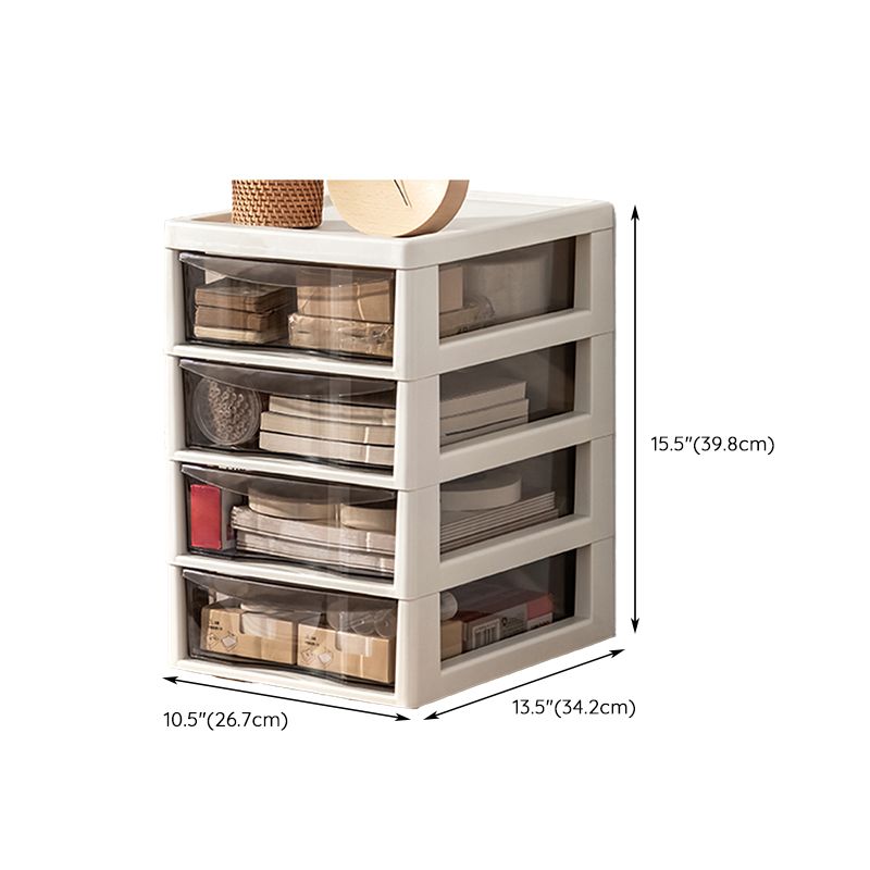 Modern Plastic File Cabinet Drawers Storage Filing Cabinet for Office