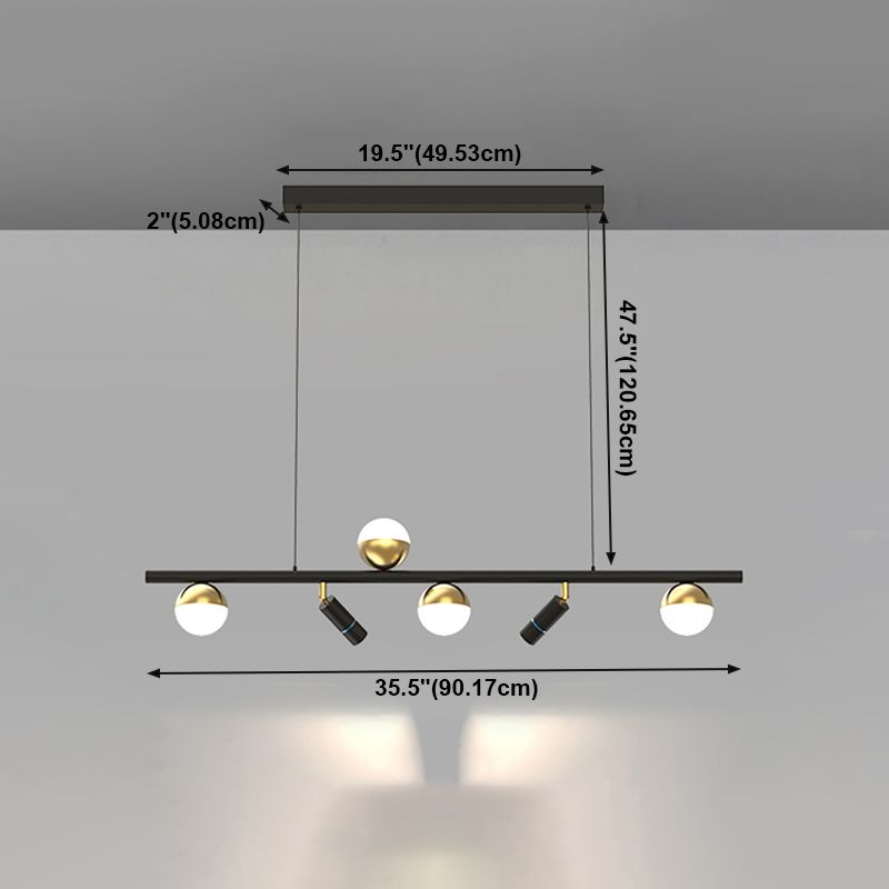 Geometric Island Pendant Lights Contemporary Metal Kitchen Pendant Lights