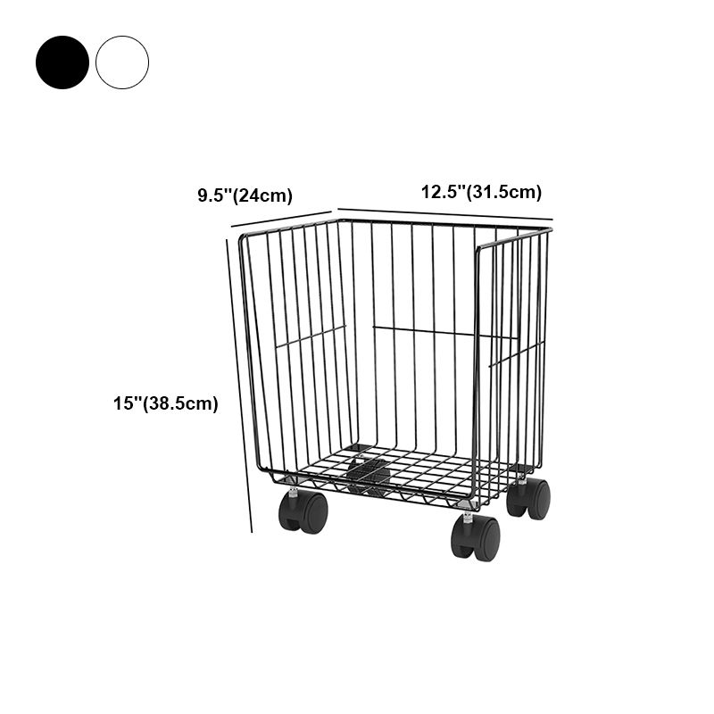 Contemporary Style Metal Geometric Bookcase Closed Back Bookcase