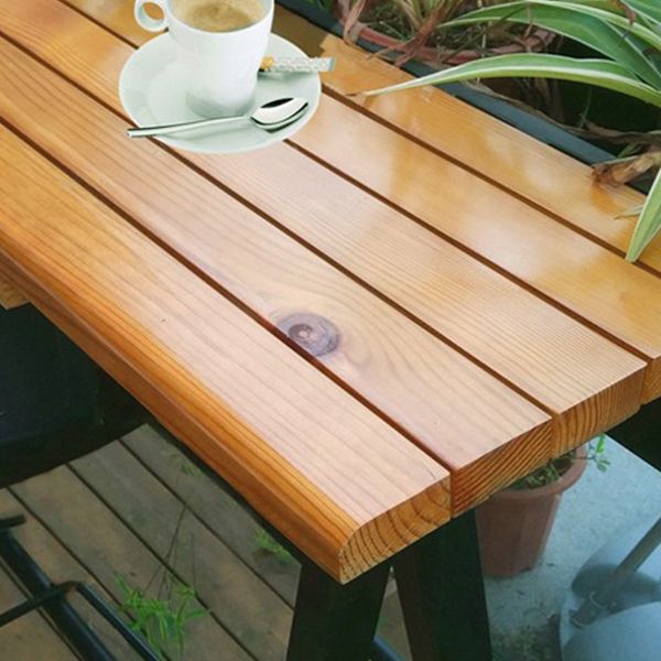 Manufactured Wood Bar Set 1/3 Pieces Industrial Rectangle Pub Table Set