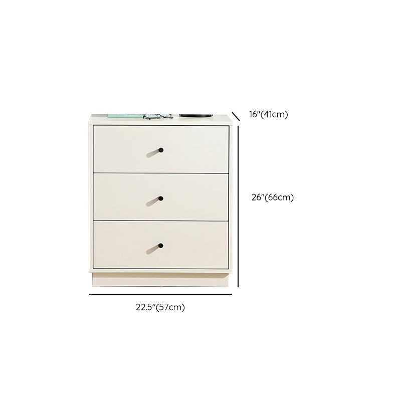 Simple Stain Resistant Storage Cabinet Wood Side Cabinet with Drawer