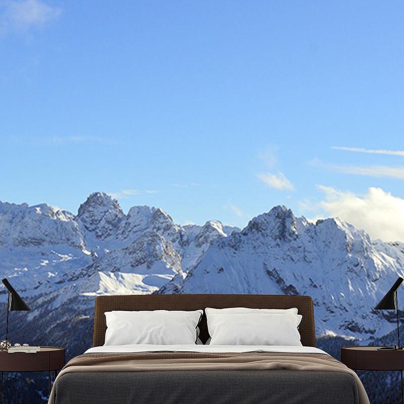 Mountain Landscapes Mural Wallpaper Mildew Resistant Modern Living Room Decoration